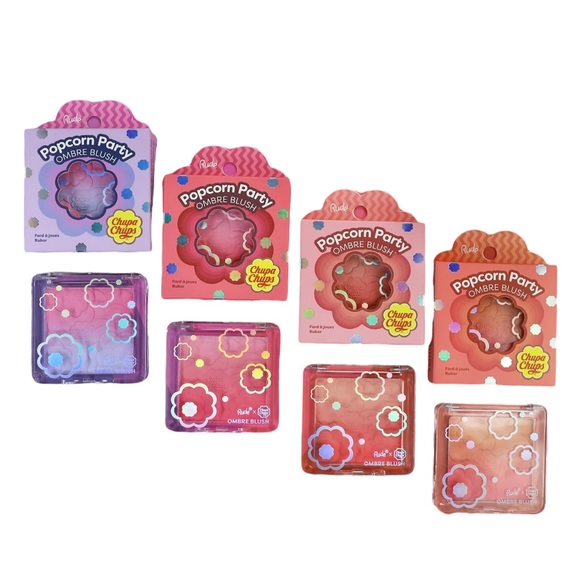 Chupa Chups Popcorn Party Ombre Cheek Blush Champagne Grape Purple Pink Hues - Picture 4 of 6